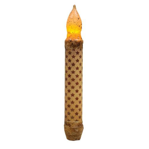 💙 Red Star Timer 6" Taper Candle