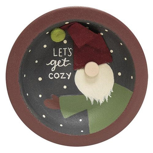 Set of 3 Winter Gnome Small Decorative Plates