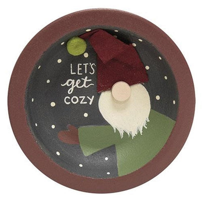 Set of 3 Winter Gnome Small Decorative Plates