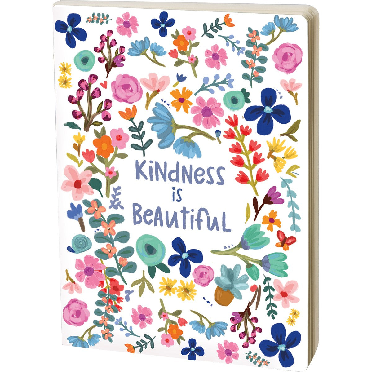 💙 Kindness Is Beautiful Floral Journal