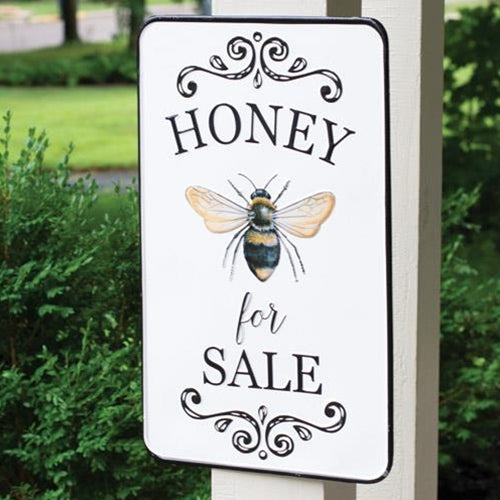Honey For Sale Metal Wall Sign