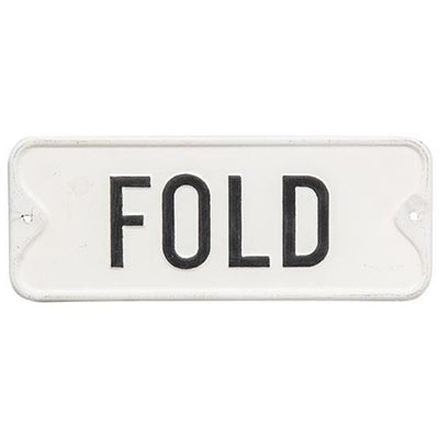 FOLD Farmhouse 9" Laundry Metal Sign