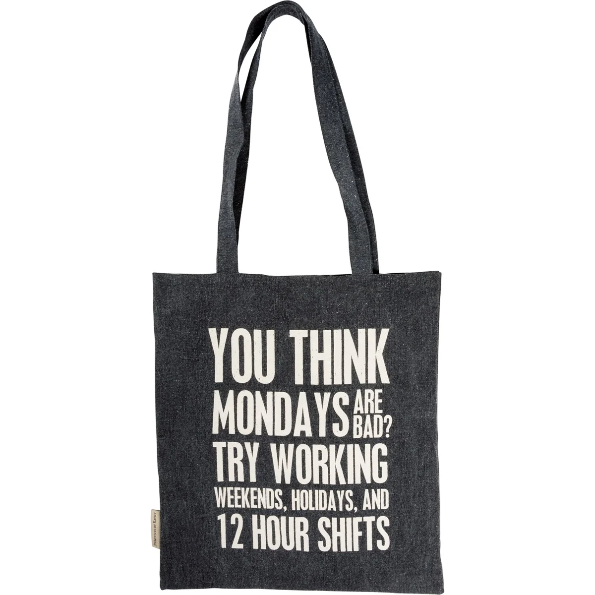 💙 You Think Mondays Are Bad Try Working Weekends Tote Bag