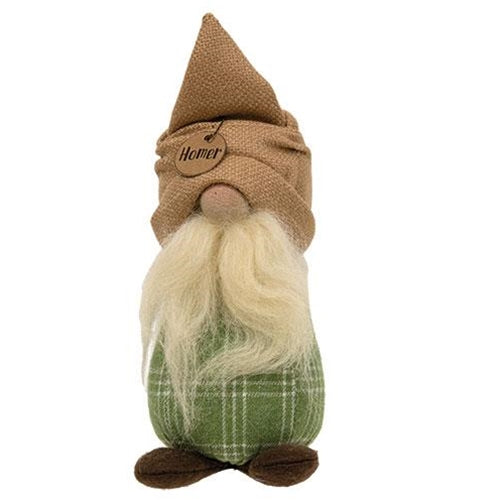 Homer the Gnome in Green Plaid