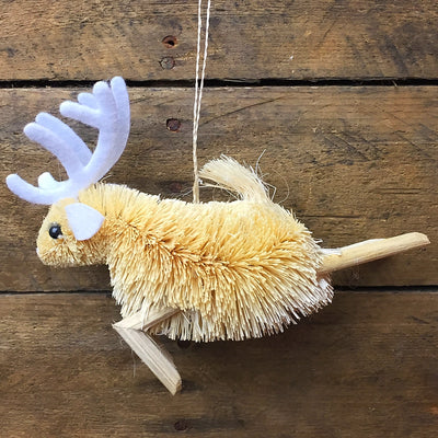 Natural Reindeer Sisal Ornament