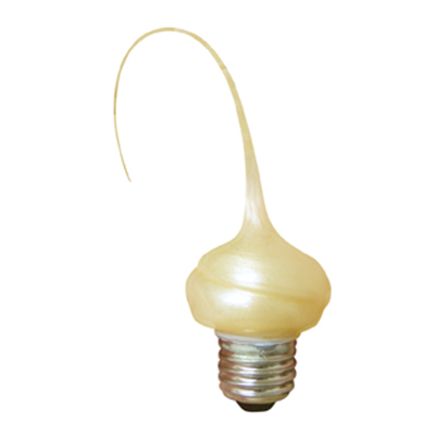 Warm Silicone Hand Dipped 7.5 watt Light Bulb