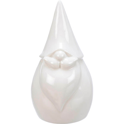 💙 White Ceramic Santa Gnome 5.75" Figure
