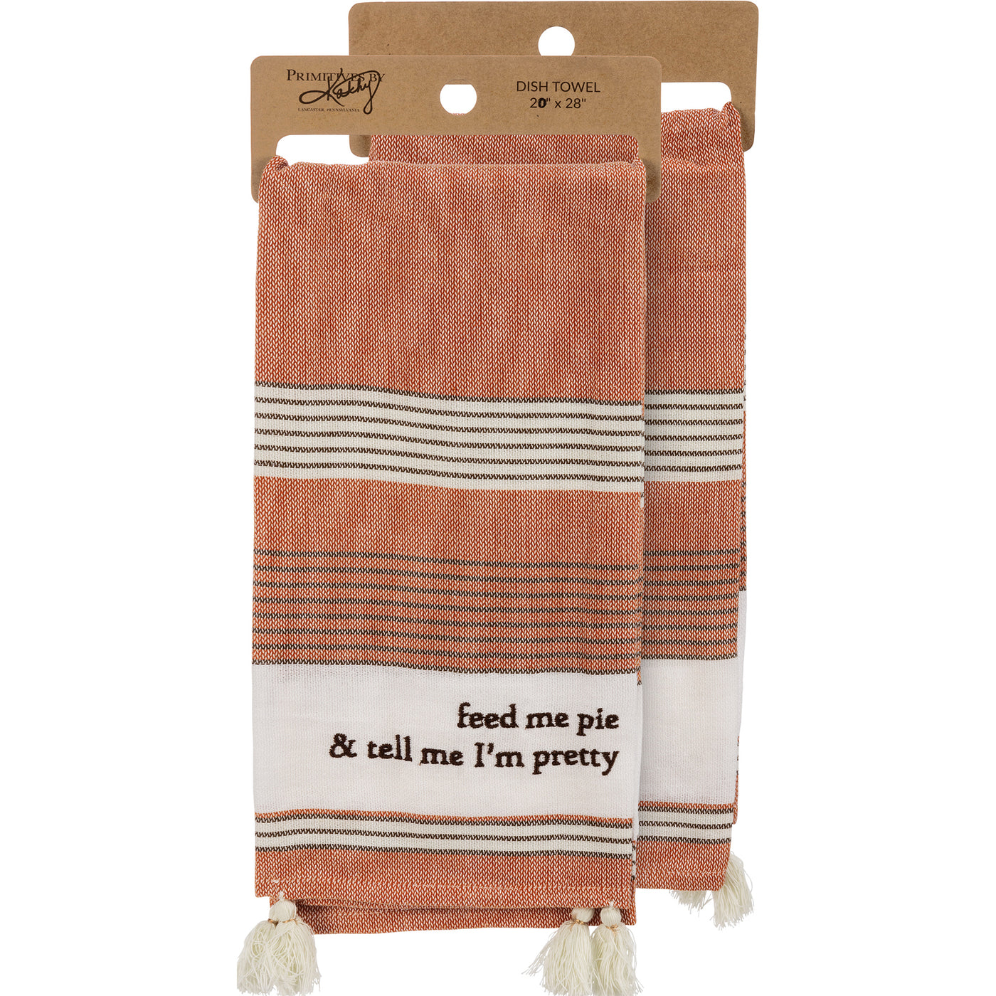 Feed Me Pie & Tell Me I'm Pretty Kitchen Towel