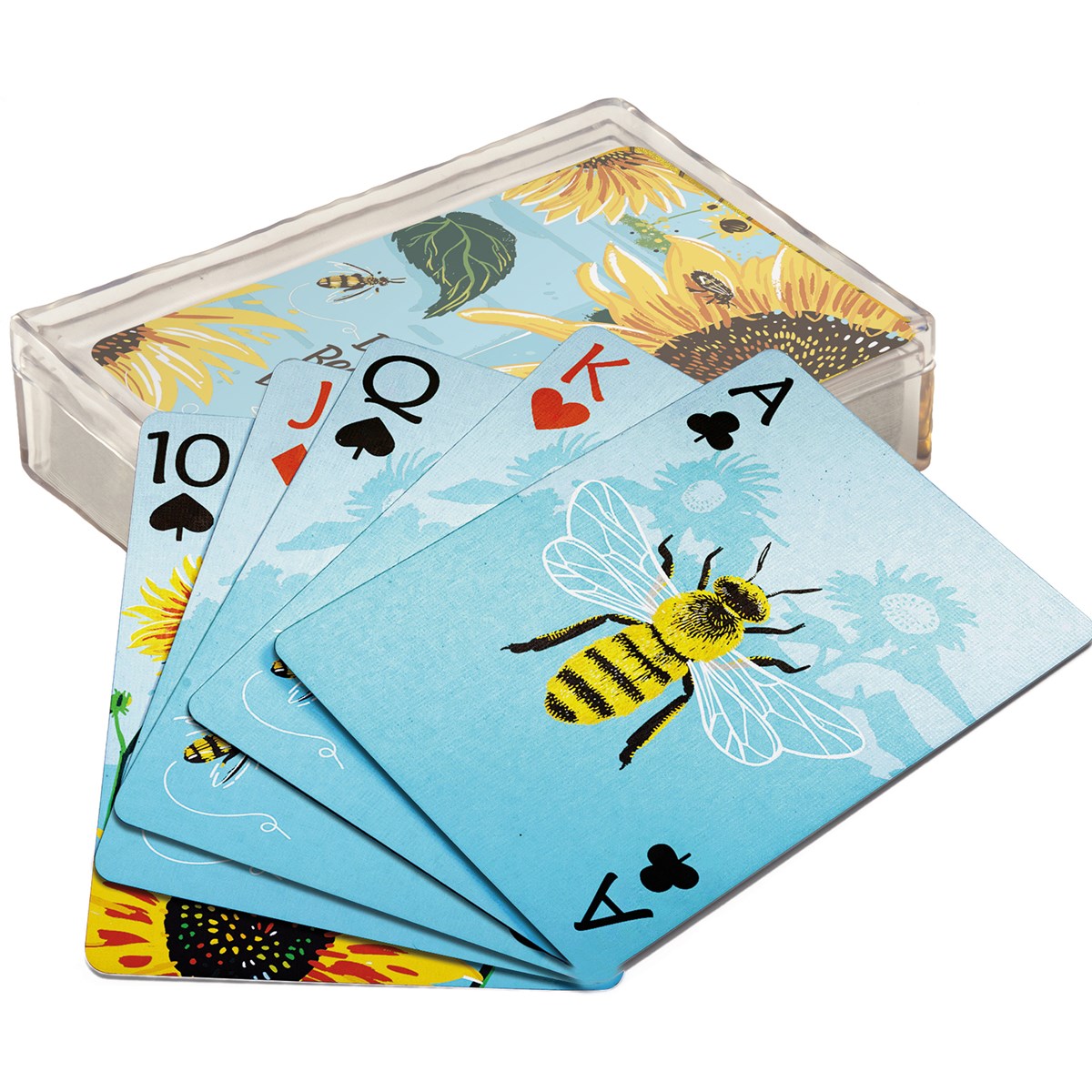 💙 Bee Happy Deck of Playing Cards