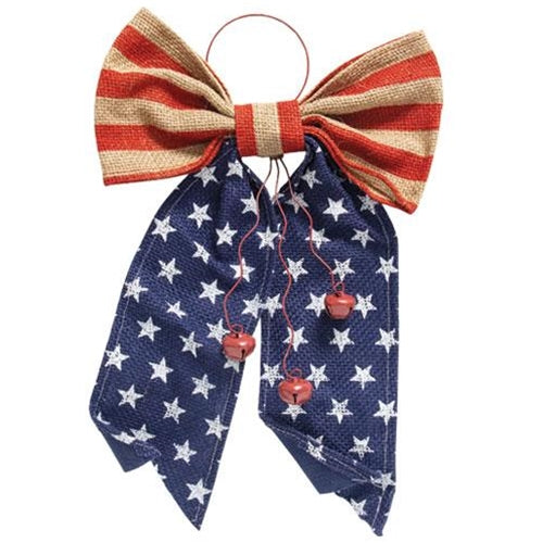 Americana Door Hanger Stars & Stripes with Bells
