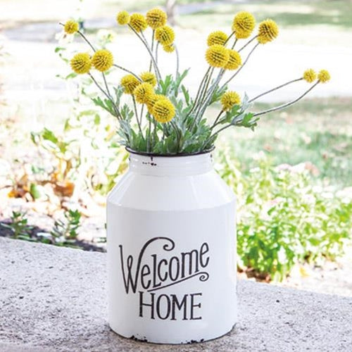 💙 Welcome Home Metal Wall Milk Can