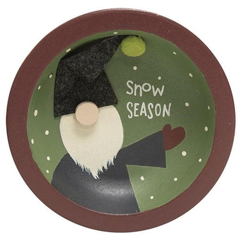 Set of 3 Winter Gnome Small Decorative Plates