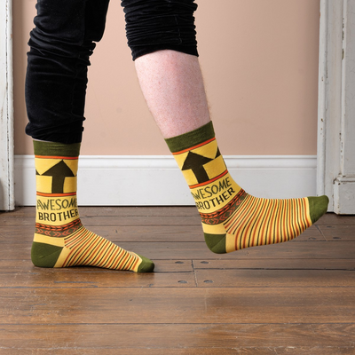 💙 Awesome Brother Fun Gift Socks