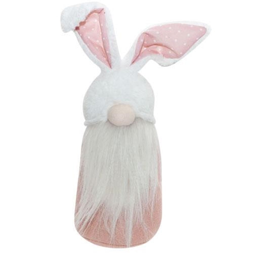 💙 Standing Pink Gnome with Bunny Ears – Blueberry Lane Shop