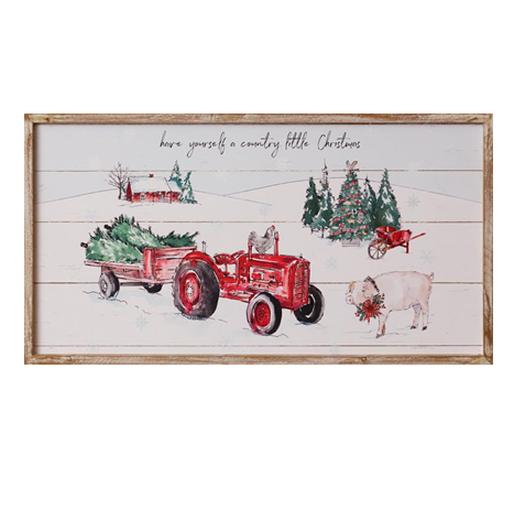 Have Yourself a Country Little Christmas 30" Sign