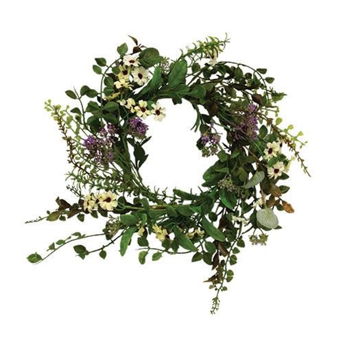 Nature's Gems 10" Faux Floral and Foliage Small Wreath