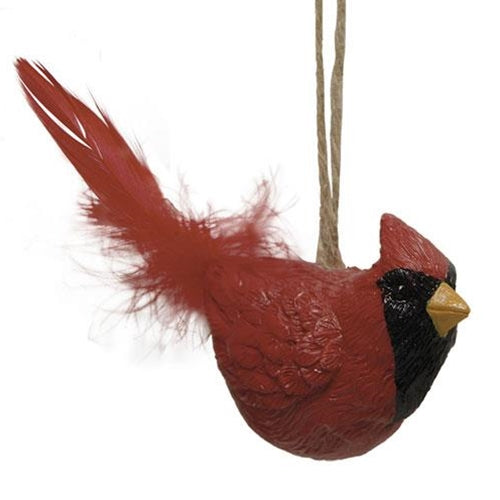 💙 Red Cardinal Resin Ornament