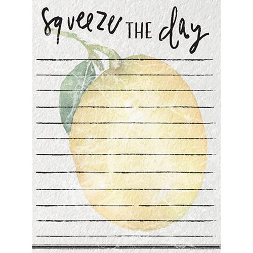 Squeeze the Day Lemon Mini Notepad
