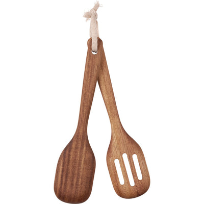 💙 Set of 2 Simple Farm Wooden Spoon Set 8"