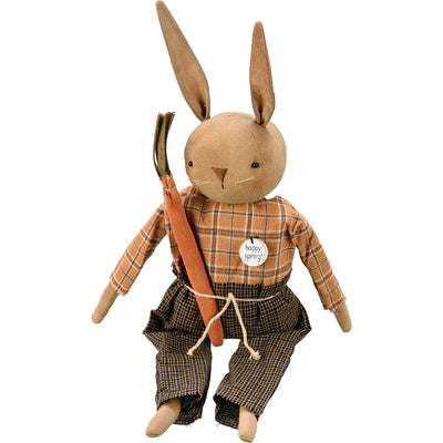 Jack Rabbit Happy Spring Bunny Doll