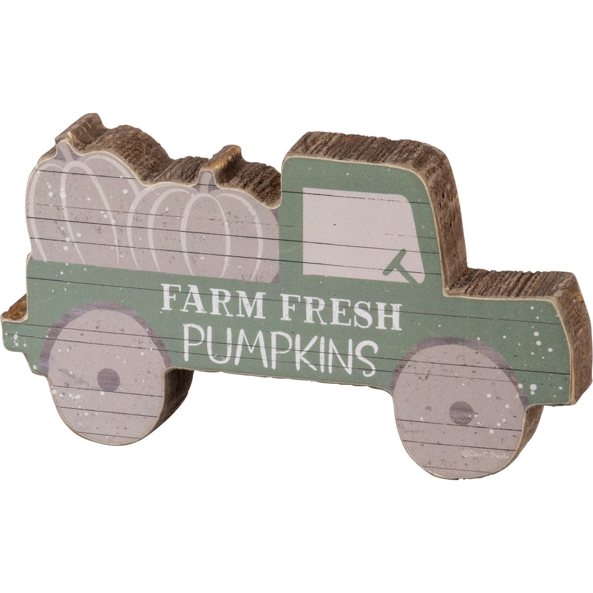 🔥 Surprise Me Sale 🤭 Farm Fresh Pumpkins Truck Small Chunky Shelf Sitter