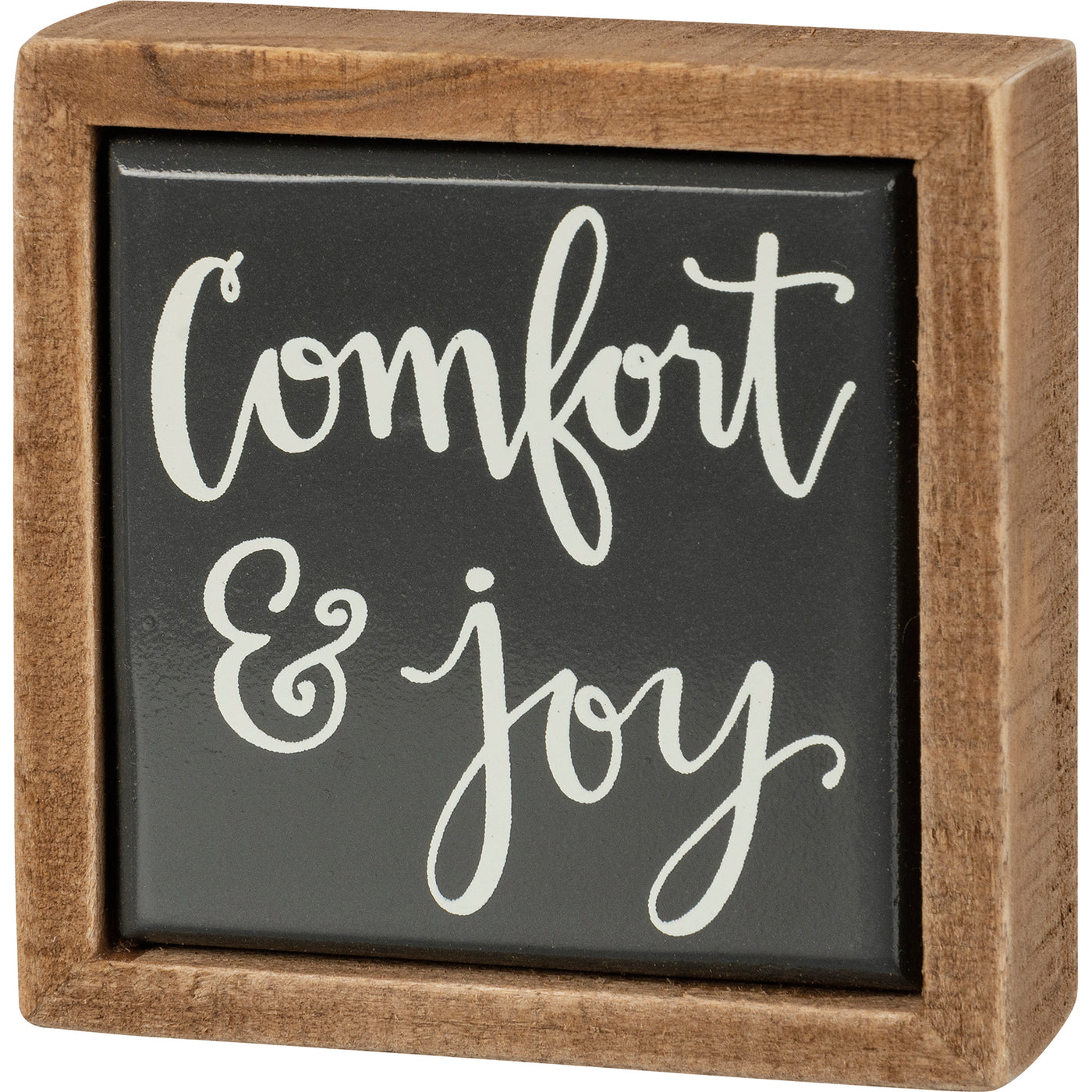 Comfort & Joy Box Mini Sign