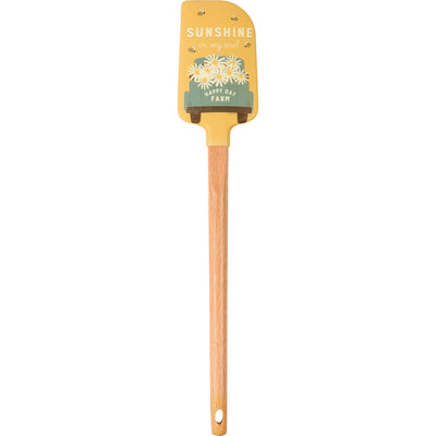Sunshine in My Soul Daisy Truck with Bees Silicone Spatula