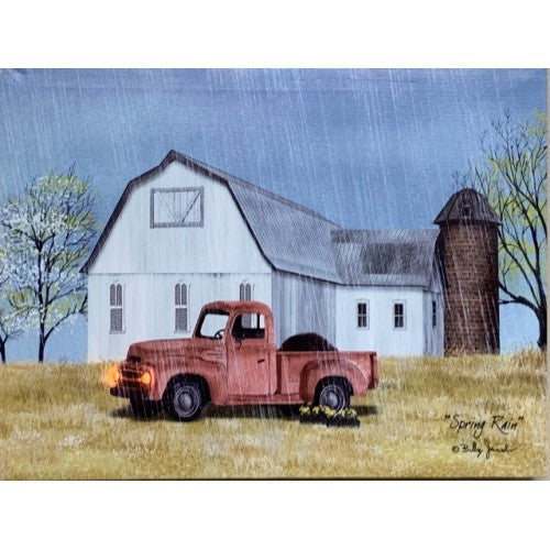 Billy Jacobs Spring Rain 12" x 16" Canvas Print
