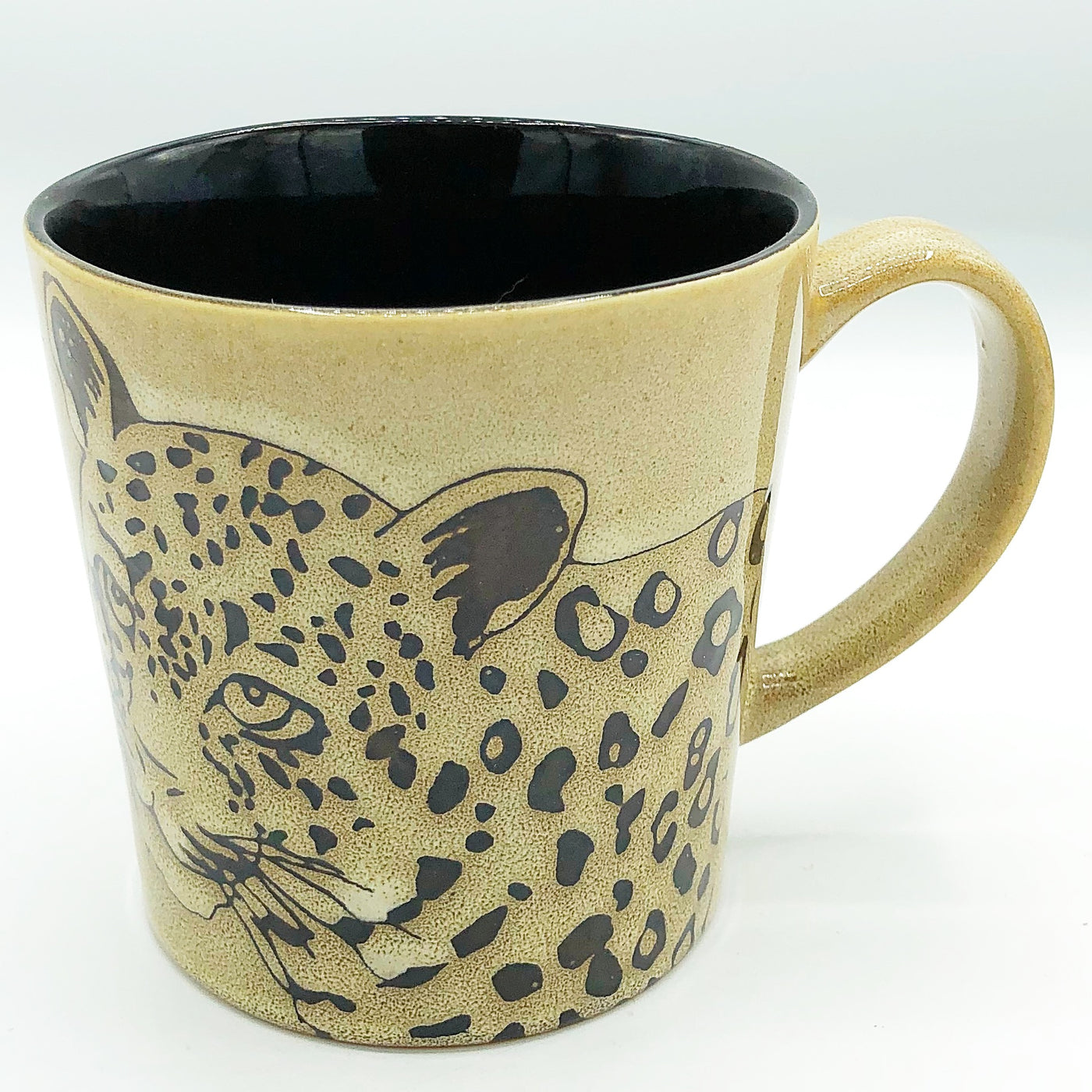 Blue Harbor Leopard Stoneware 18 oz Mug
