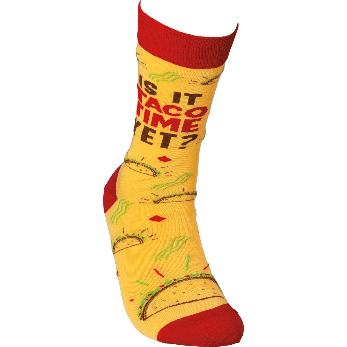 💙 Is It Taco Time Yet? Unisex Fun Socks