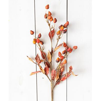 Autumn Dried Flower Buds 29" Faux Floral Branch