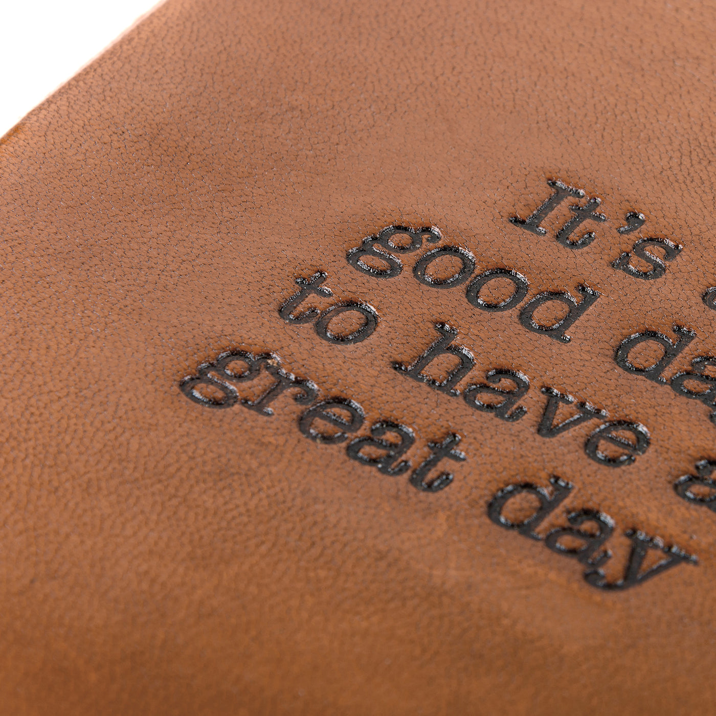 It's A Good Day To Have A Great Day Leather Journal