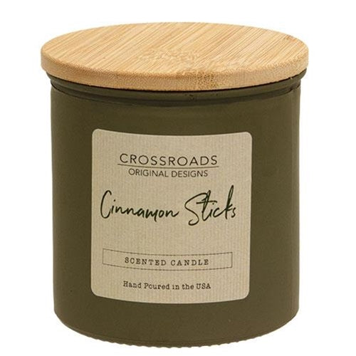 💙 Cinnamon Sticks 14 oz Jar Candle With Wood Lid