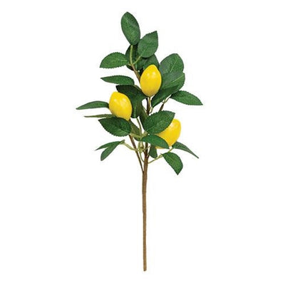 💙 Fresh Picked Lemon 15" Faux Fruit and Foliage Spray
