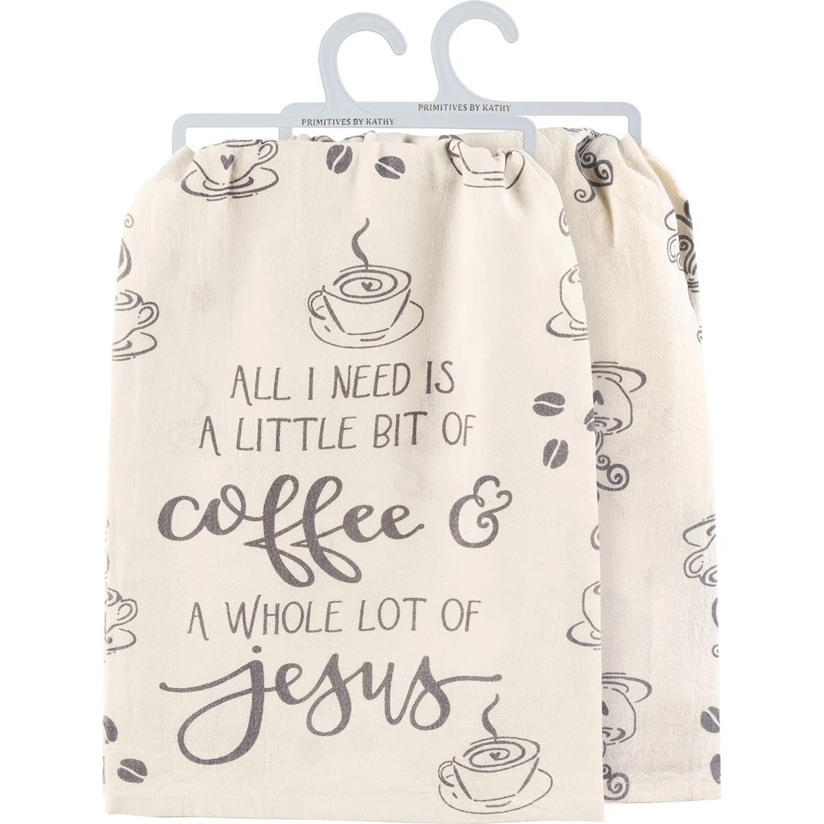 💙 All You Need Is Coffee & Jesus Kitchen Towel
