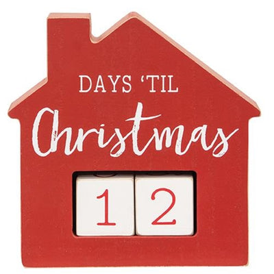 Days 'Til Christmas House Countdown Calendar