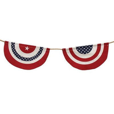 Americana Bunting 70" Red White and Blue Garland