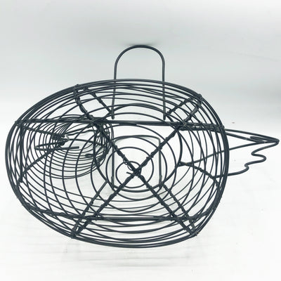 HAPPY BIRTHDAY🎂 💙 Farmhouse Chicken Shaped Black Wire Basket