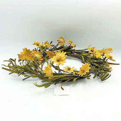 💙 Teastain Daisy 10" Wreath - rustic