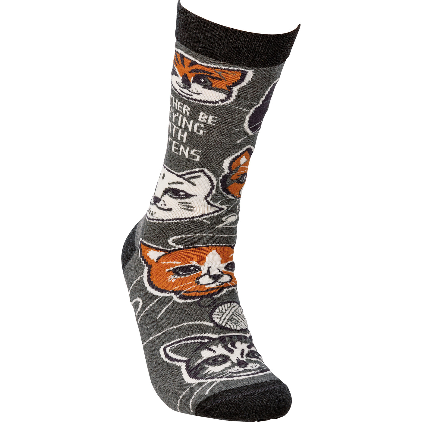 I'd Rather Be Playing With Kittens Unisex Fun Socks
