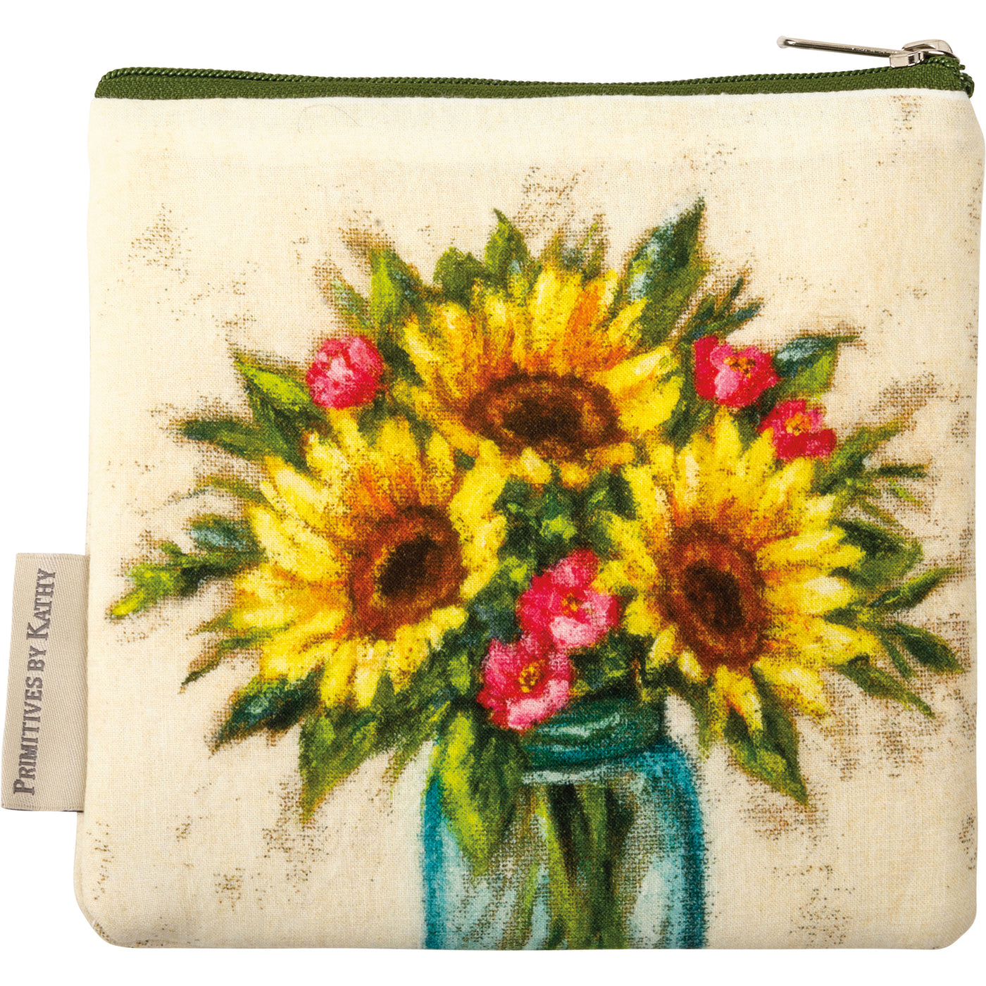 Sunflowers In Mason Jar Everything Pouch