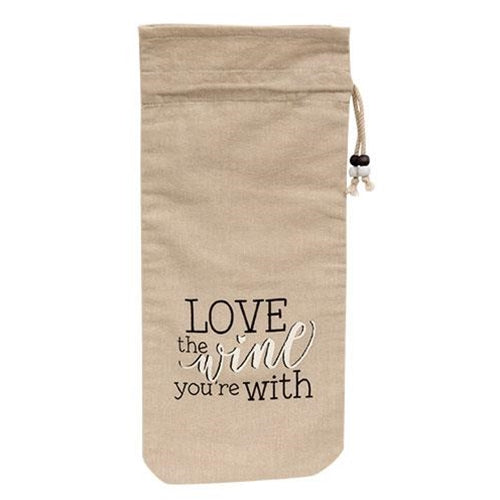 Love the Wine You're With Wine Gift Bag