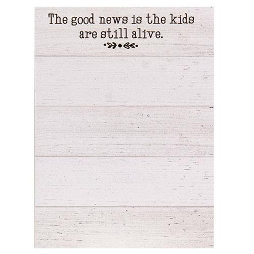 💙 The Good News is the Kids are Still Alive Mini Magnetic Notepad