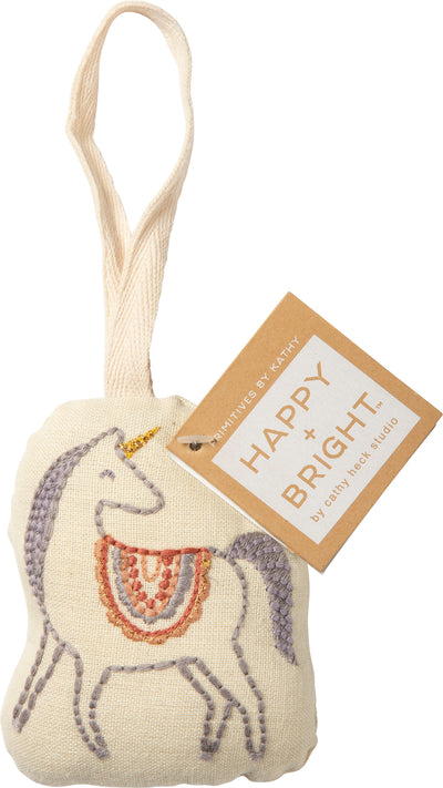 Unicorn Be-YOU-tiful Plush Ornament