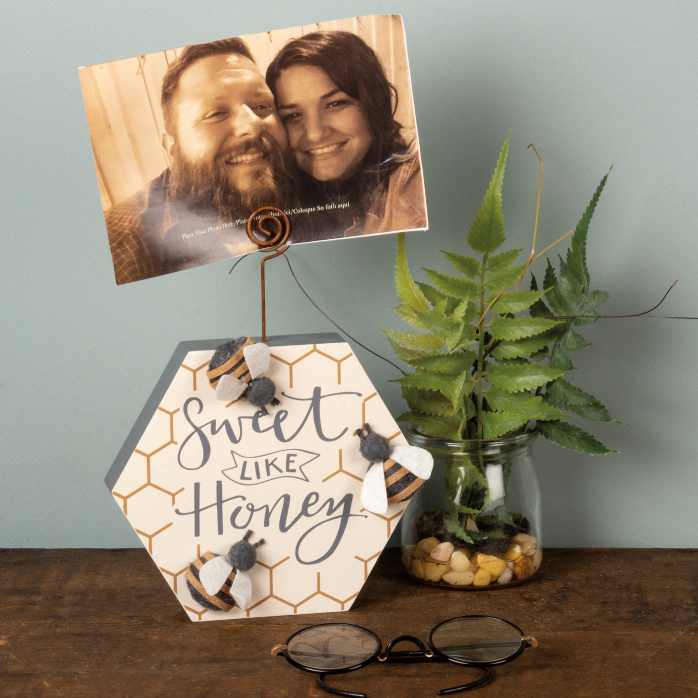 Sweet Like Honey Photo Holder Block