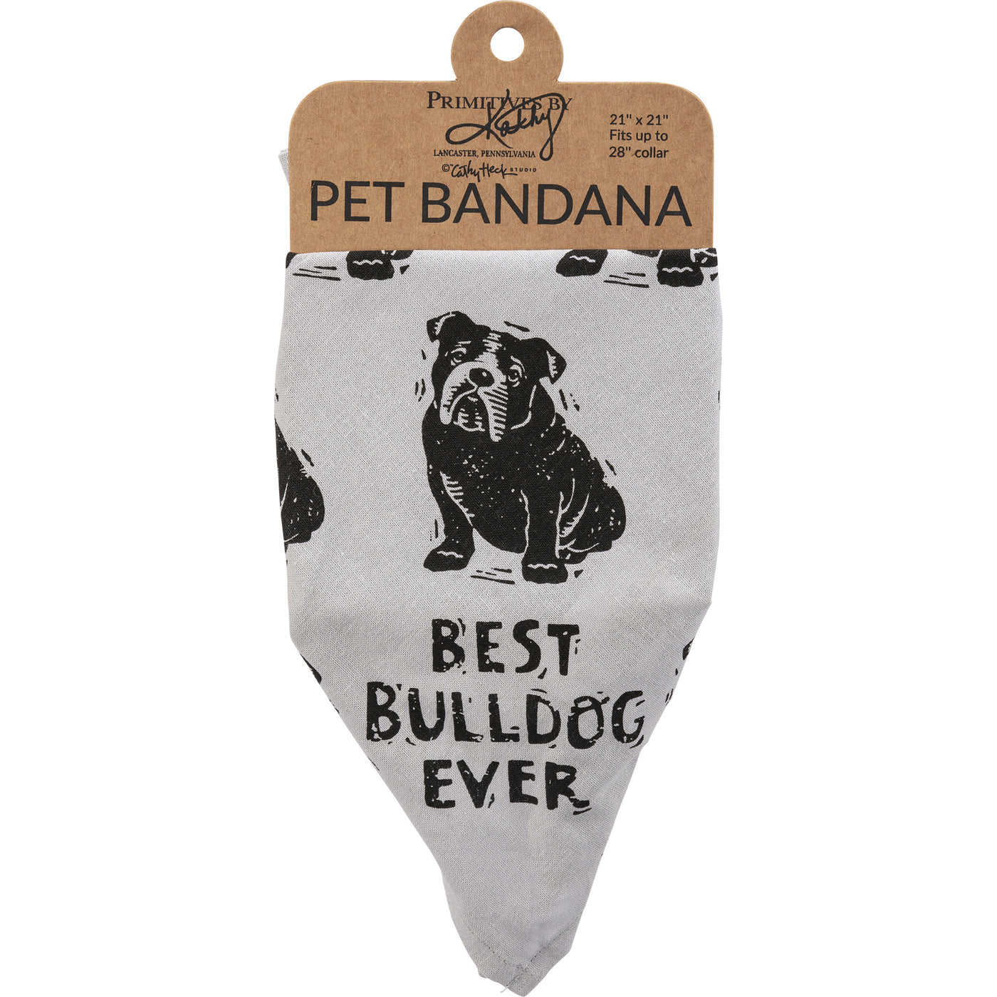 Surprise Me Sale 🤭 Best Bulldog Ever Love My Human Pet Bandana Large