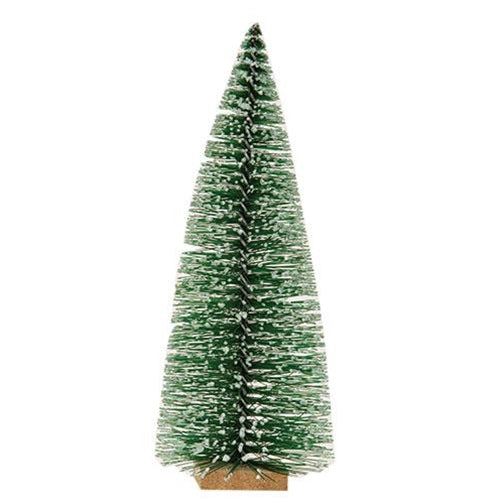 Frosty Bottle Brush 7" H Tree