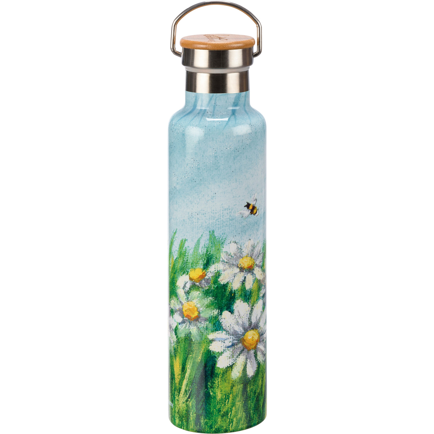 Daisies and Bees Insulated Bottle for hot and cold beverages