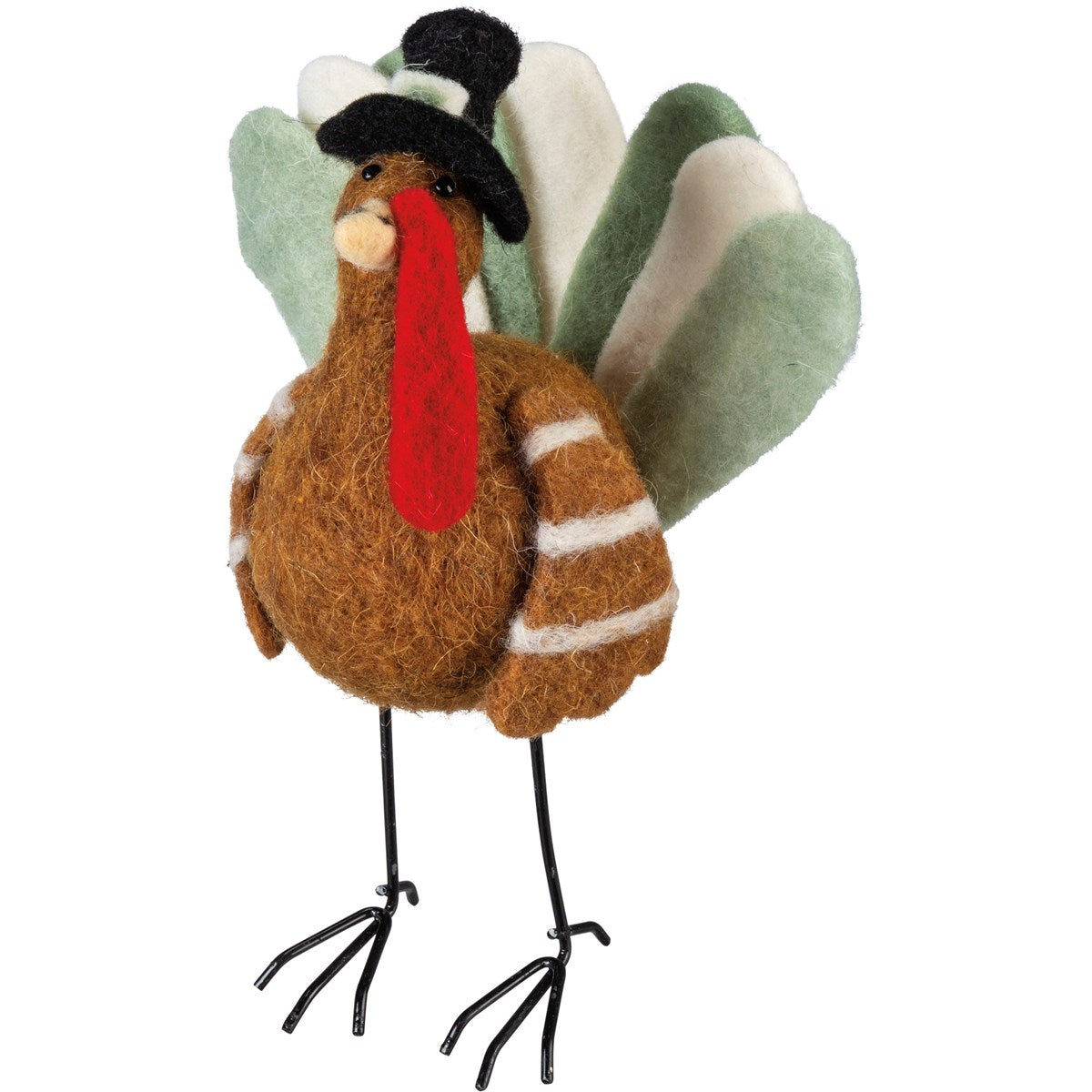 💙 Tony the Turkey with Pilgrim Hat Figure