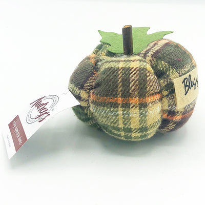 💙 Blessed Mini Fabric Pumpkin 3" Fall Decoration